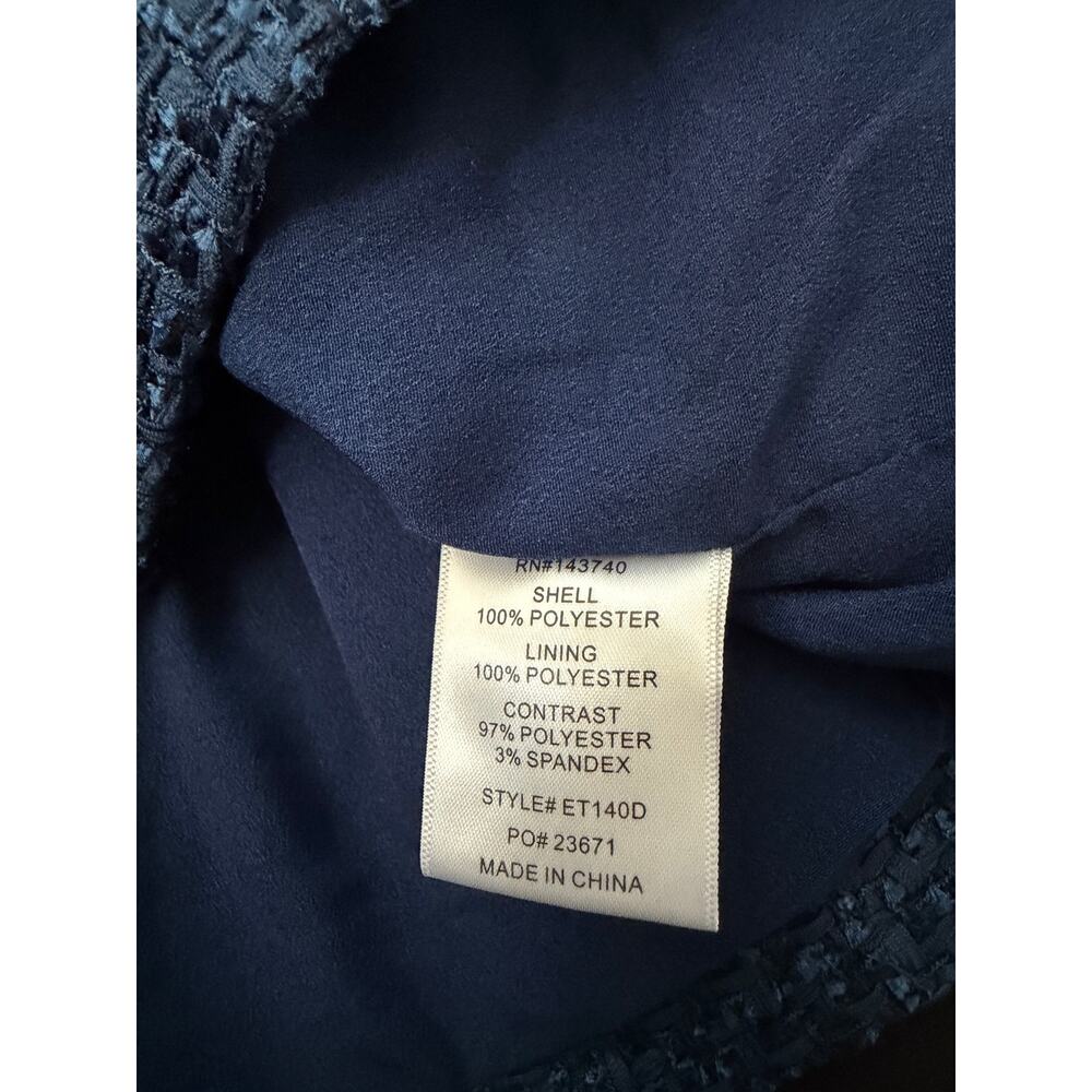 VICI prim elegance collared tweed mini dress women's size M - Picture 8 of 8